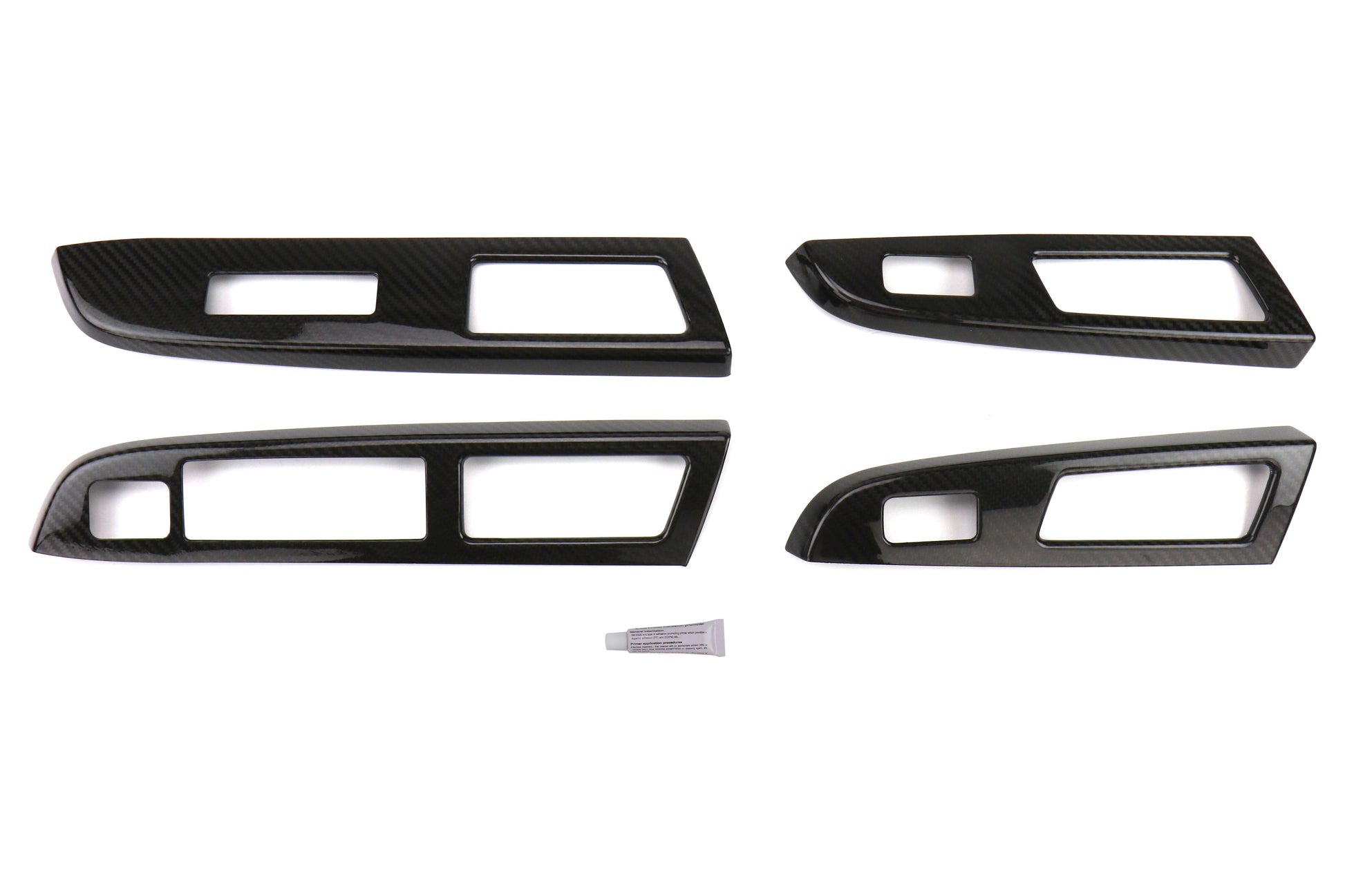 OLM Carbon Fiber Switch Panel Covers - 2015-2016 WRX / 2015-2016 STI by OLM