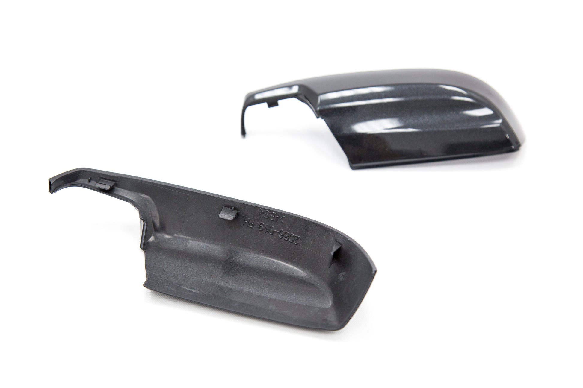 OLM Paint Matched Lower Mirror Covers - Dark Gray Metallic / Asphalt - 2015-2021 Subaru WRX / STI / 2015-2017 Crosstrek / 2015-2016 Impreza by OLM