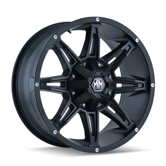 MAYHEM RAMPAGE 8090 MATTE BLACK 20X9 6-135/6-139.7 11MM 106MM by Mayhem