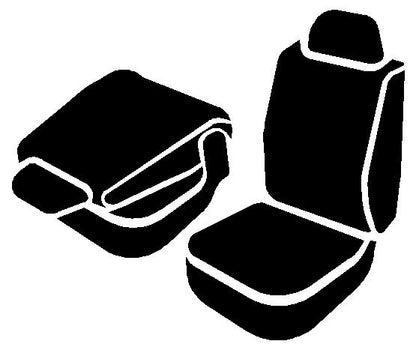NP90 Series - Neoprene Custom Fit Front Seat Cover- Black/Gray Center Panel by FIA