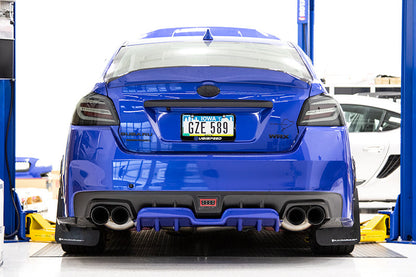 OLM A1 Style Paint Matched Rear Diffuser (Crystal White Pearl) - 2015-2021 Subaru WRX / STI by OLM