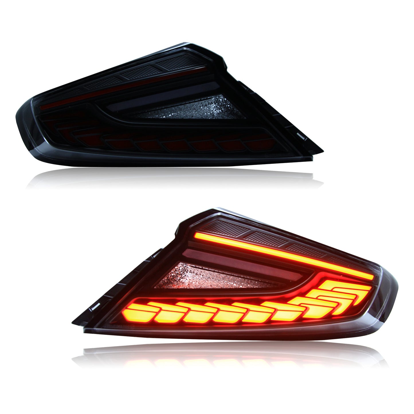 OLM Phantom-Spec LED Taillights (Clear Lens Red Optic) - 2022+ WRX by OLM