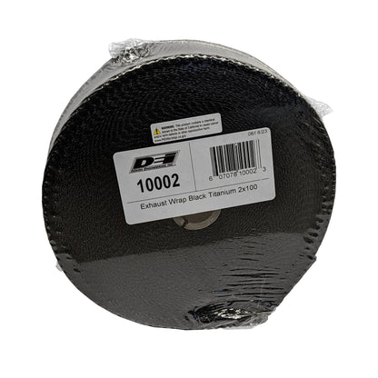 One 100 foot roll of 2 inch wide Black Titanium exhaust wrap. by Design Engineering