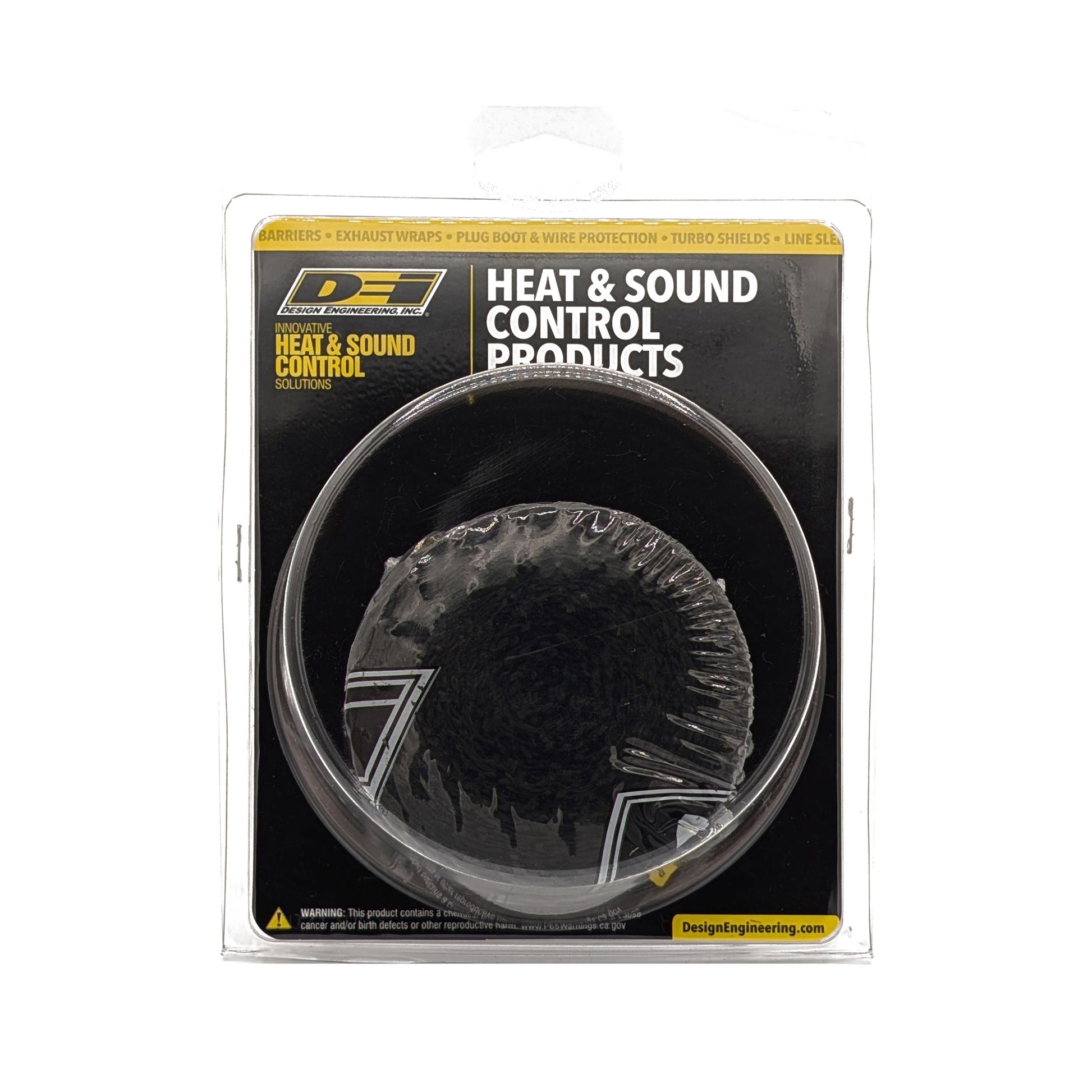 One 15 foot roll of 2 inch wide Black Titanium exhaust wrap. by Design Engineering