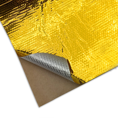 One 12 inch by 12 inch sheet of Reflect-A-Gold. by Design Engineering