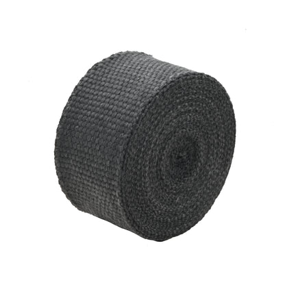 One 25 foot roll of 2 inch wide Black Glass Fiber exhaust wrap. by Design Engineering