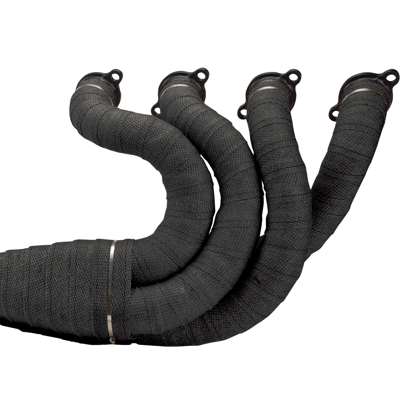 One 25 foot roll of 2 inch wide Black Glass Fiber exhaust wrap. by Design Engineering