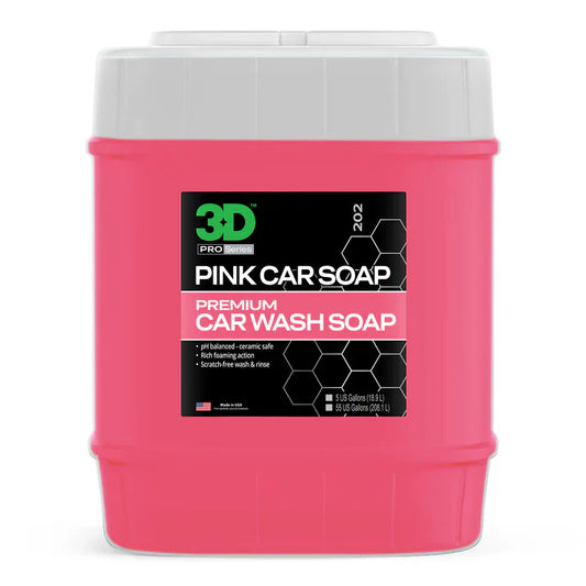 3D PINK CAR SOAP 5 GALLON by 3D