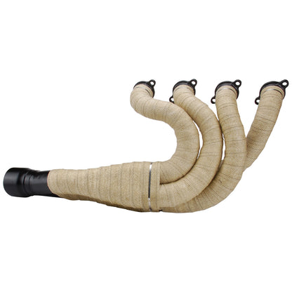 One 50 foot roll of 1 inch wide Tan Glass Fiber exhaust wrap. by Design Engineering