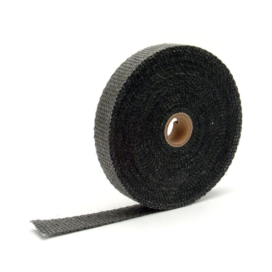 One 50 foot roll of 1 inch wide Black Glass Fiber exhaust wrap. by Design Engineering