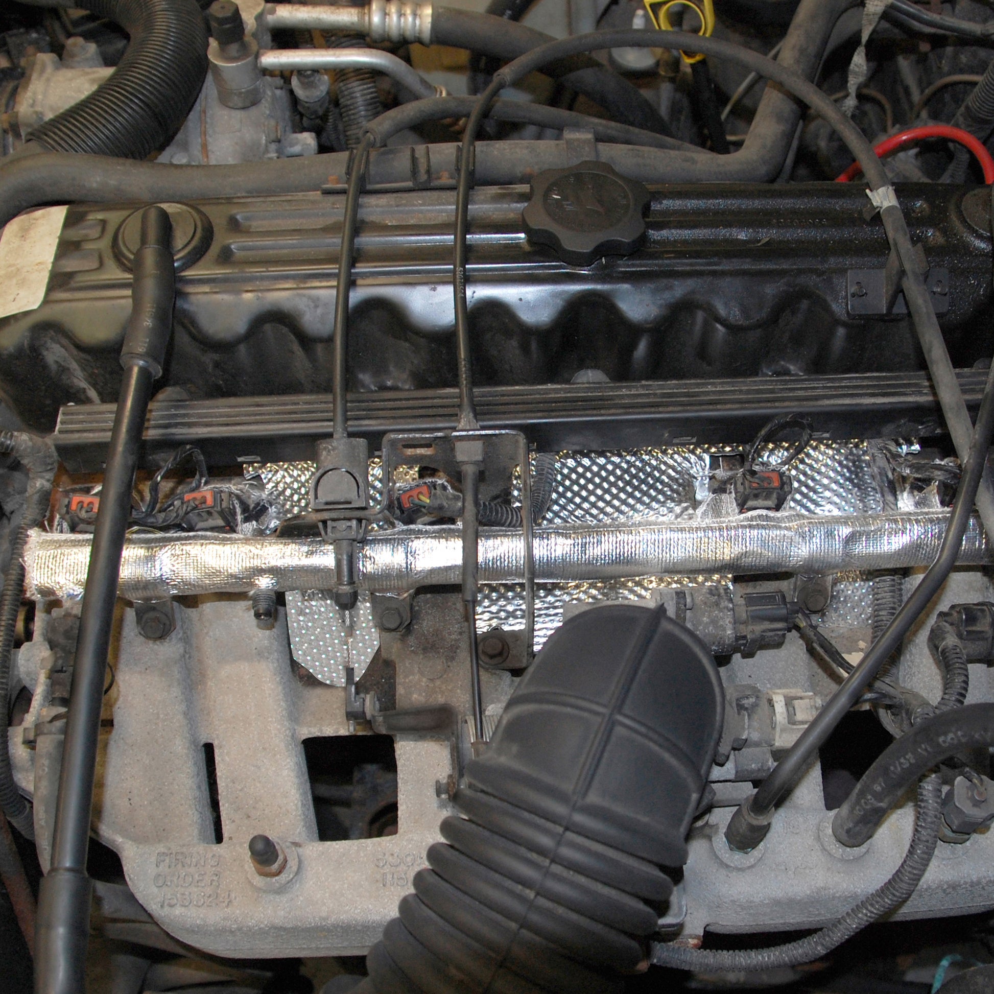 Fuel Rail and Injector Cover Kit Jeep 1997-2004 by Design Engineering