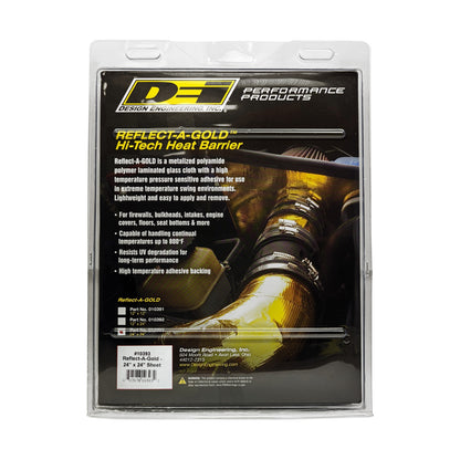 One 24 inch by 24 inch sheet of Reflect-A-Gold. by Design Engineering