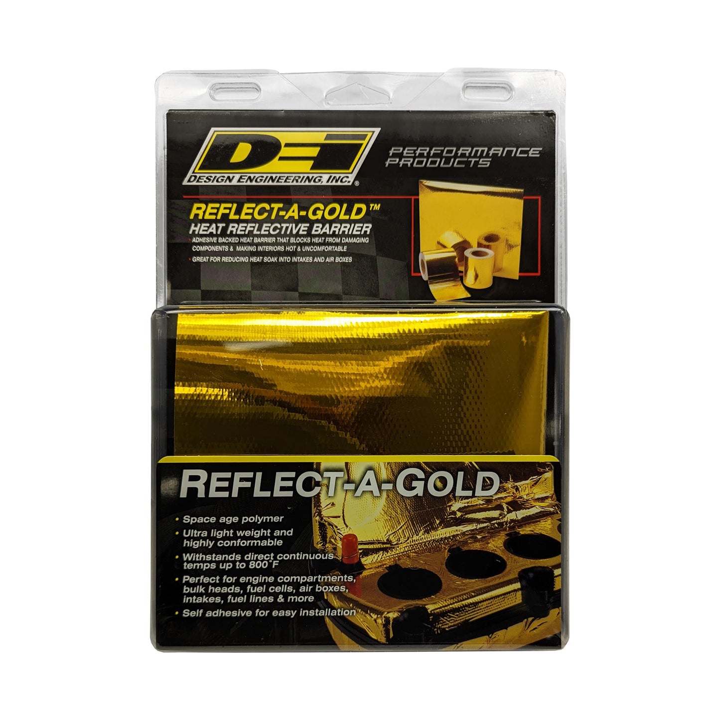 One 24 inch by 24 inch sheet of Reflect-A-Gold. by Design Engineering