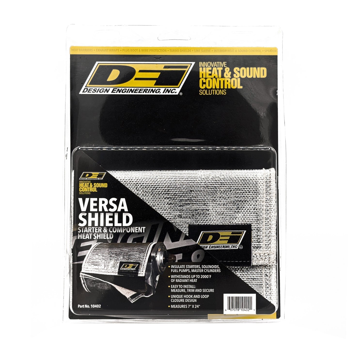 One Versa Heat Shield, sized 7 in. x 24 in. Trim to fit. by Design Engineering