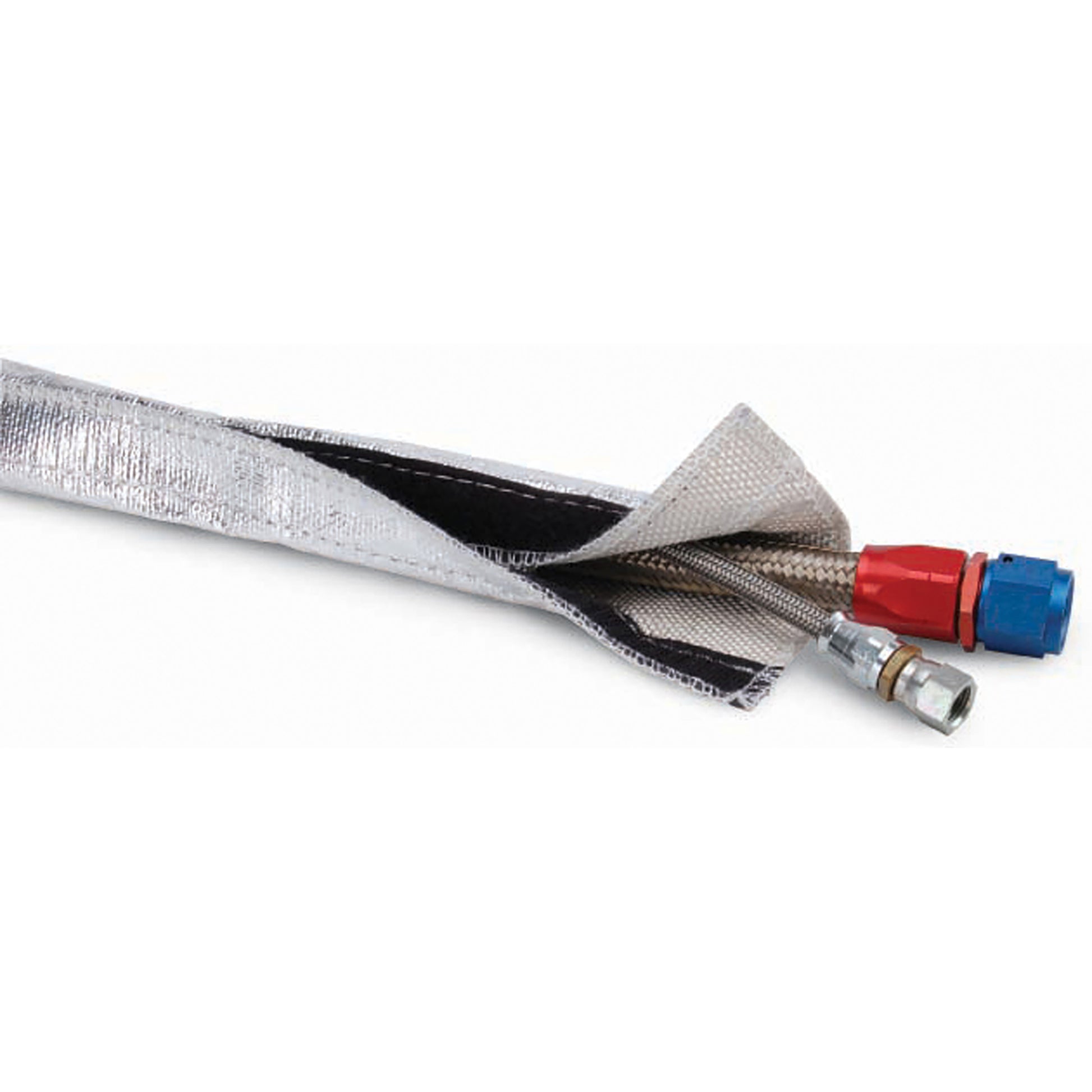 One 36 inch length of Heat Shroud with a 1/2 to 1-1/2 inch inside diameter. by Design Engineering