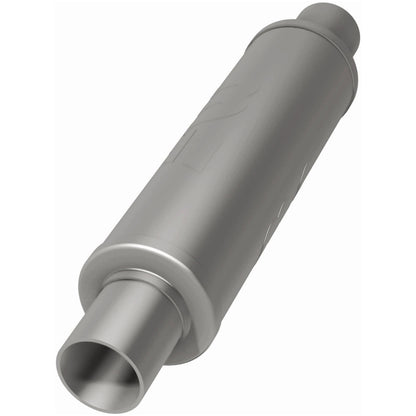 Straight-Through Performance Muffler; 2.25in. Center/Center; 4x14x4 Body by MagnaFlow Exhaust Products