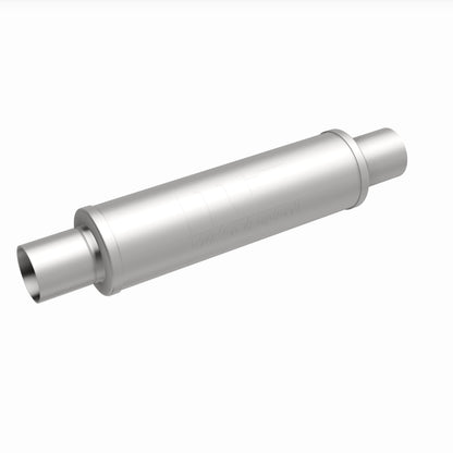 Straight-Through Performance Muffler; 2.5in. Center/Center; 4x14x4 Body by MagnaFlow Exhaust Products