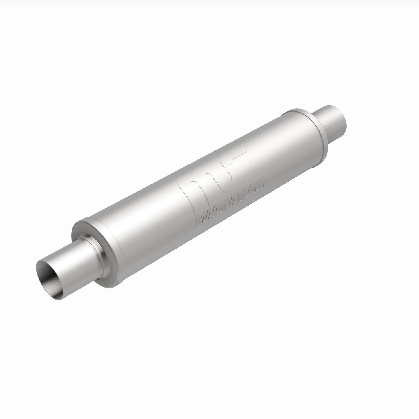 Straight-Through Performance Muffler; 2.25in. Center/Center; 4x18x4 Body by MagnaFlow Exhaust Products