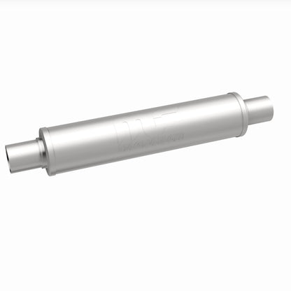 Straight-Through Performance Muffler; 2.25in. Center/Center; 4x18x4 Body by MagnaFlow Exhaust Products