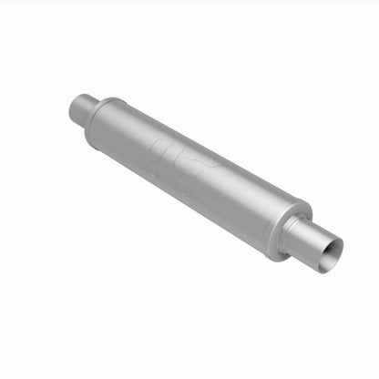 Straight-Through Performance Muffler; 2.25in. Center/Center; 4x18x4 Body by MagnaFlow Exhaust Products
