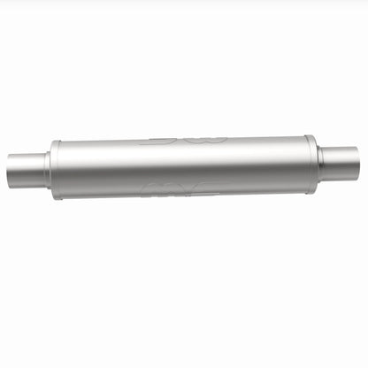Straight-Through Performance Muffler; 2.25in. Center/Center; 4x18x4 Body by MagnaFlow Exhaust Products