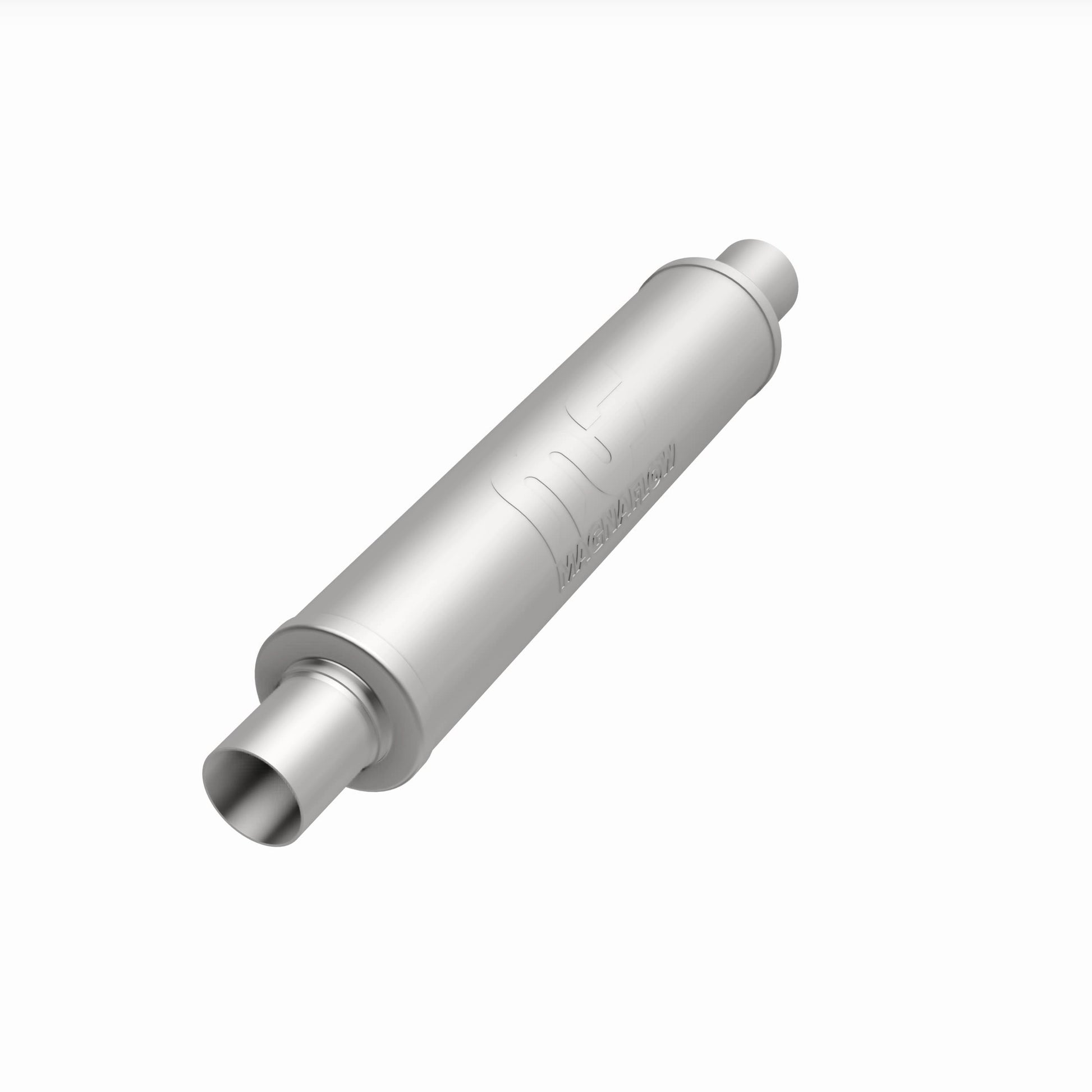 Straight-Through Performance Muffler; 2.25in. Center/Center; 4x18x4 Body by MagnaFlow Exhaust Products