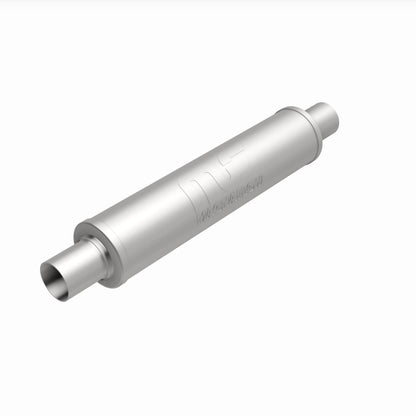 Straight-Through Performance Muffler; 2.25in. Center/Center; 4x18x4 Body by MagnaFlow Exhaust Products