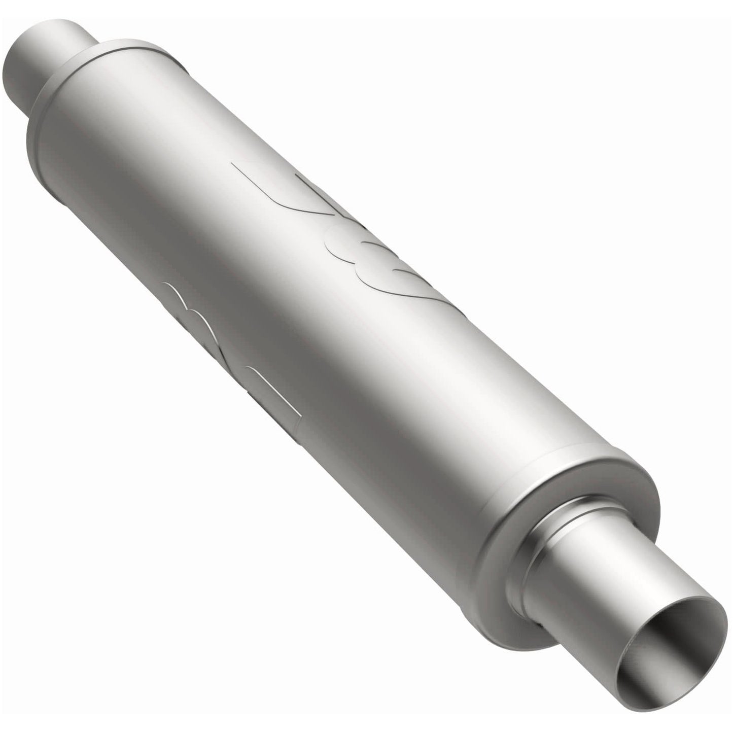Straight-Through Performance Muffler; 2.25in. Center/Center; 4x18x4 Body by MagnaFlow Exhaust Products