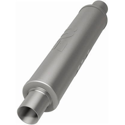 Straight-Through Performance Muffler; 2.25in. Center/Center; 4x18x4 Body by MagnaFlow Exhaust Products