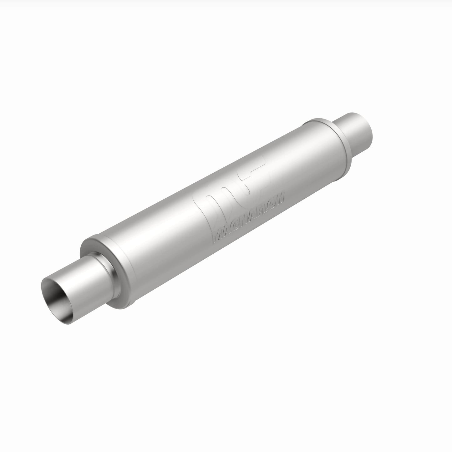 Straight-Through Performance Muffler; 2.5in. Center/Center; 4x18x4 Body by MagnaFlow Exhaust Products