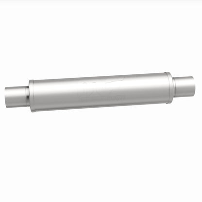 Straight-Through Performance Muffler; 2.5in. Center/Center; 4x18x4 Body by MagnaFlow Exhaust Products