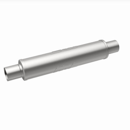 Straight-Through Performance Muffler; 2.5in. Center/Center; 4x18x4 Body by MagnaFlow Exhaust Products