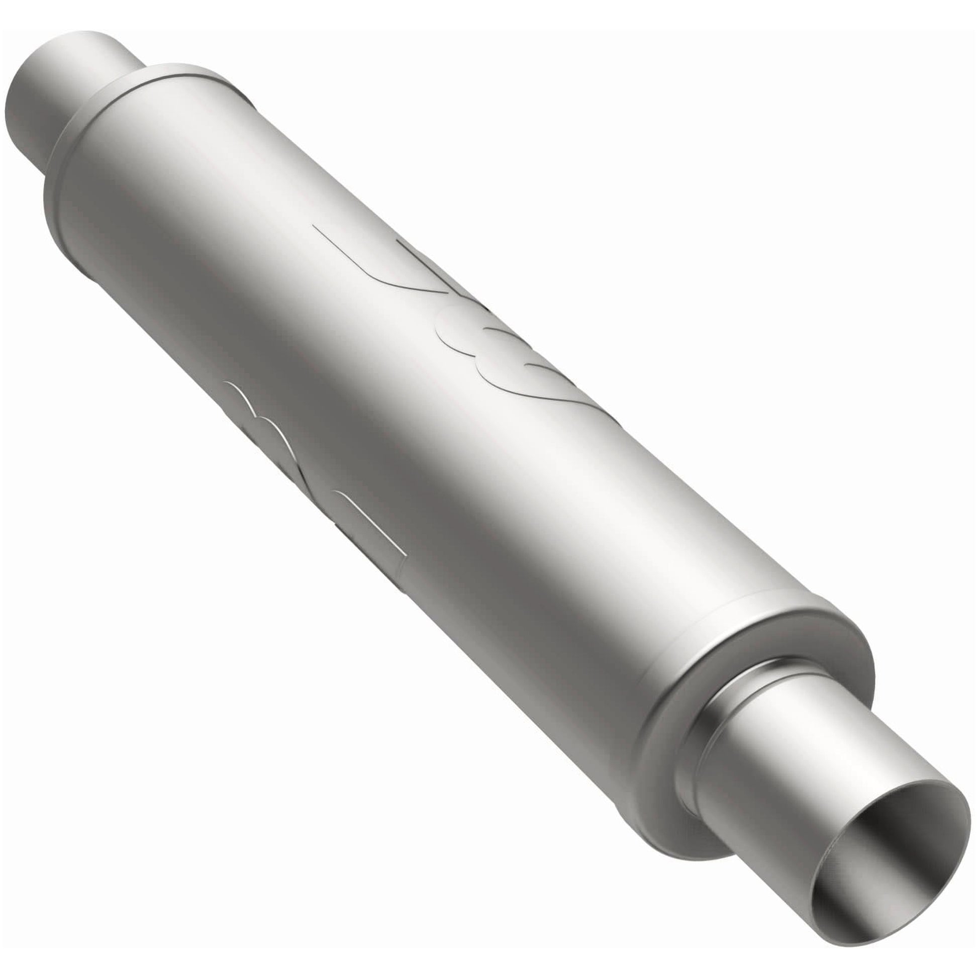 Straight-Through Performance Muffler; 2.5in. Center/Center; 4x18x4 Body by MagnaFlow Exhaust Products