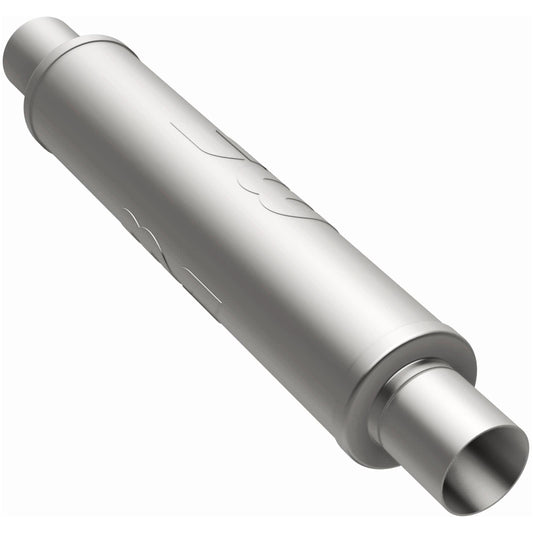 Straight-Through Performance Muffler; 2.5in. Center/Center; 4x18x4 Body by MagnaFlow Exhaust Products