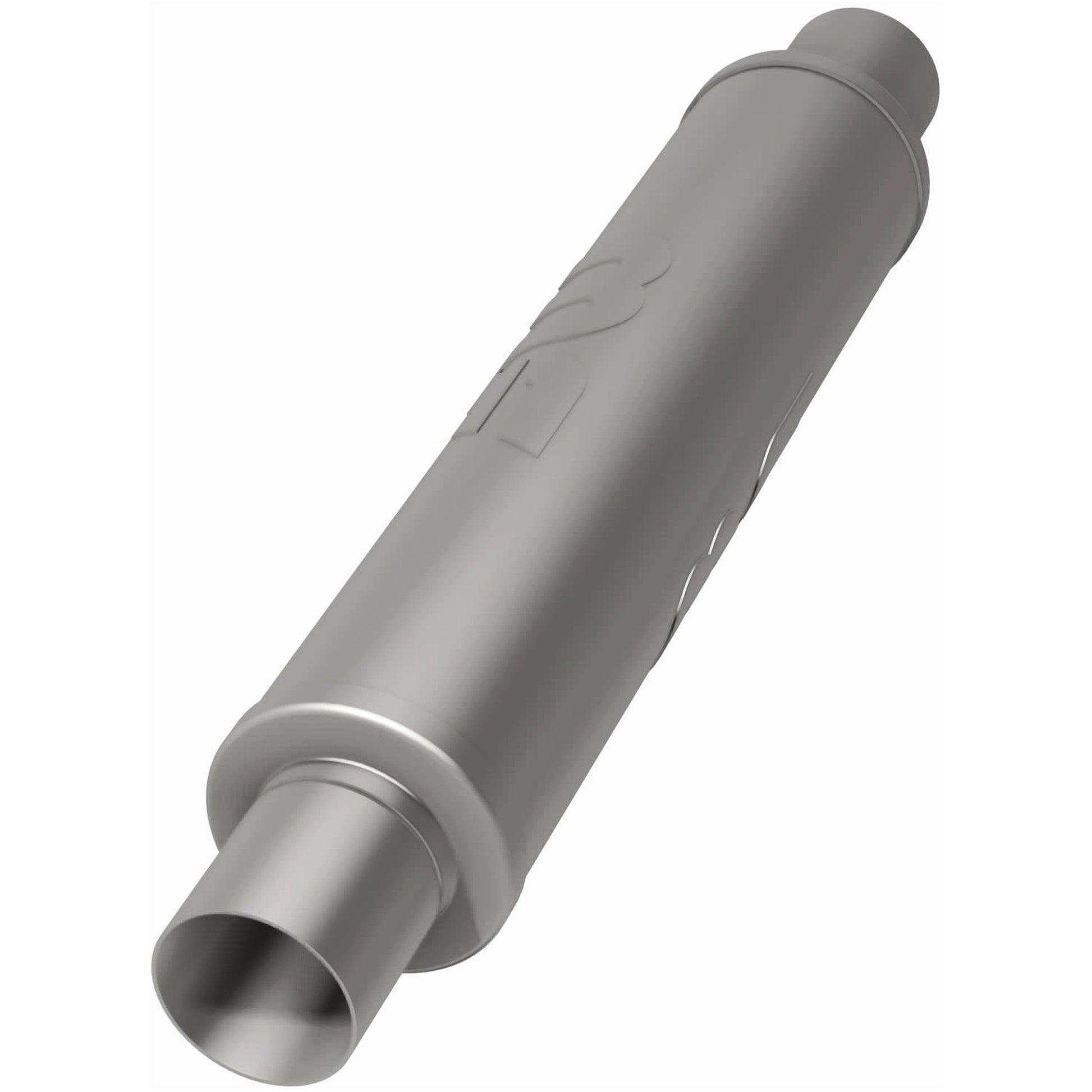 Straight-Through Performance Muffler; 2.5in. Center/Center; 4x18x4 Body by MagnaFlow Exhaust Products