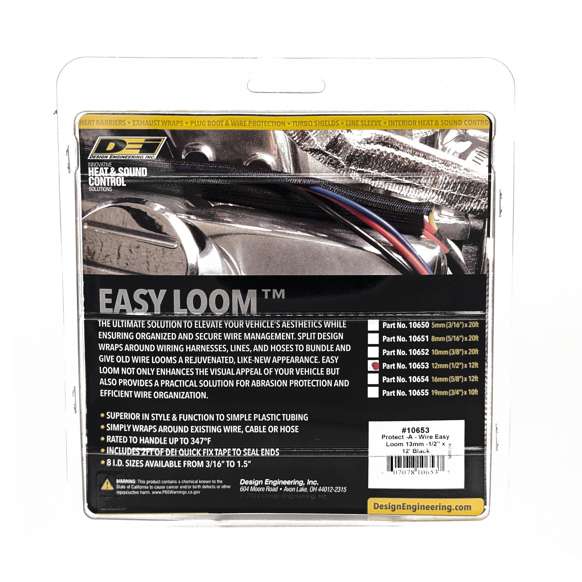 One 12 foot length of Easy Loom, for lines approximately 1/2 inch in diameter. by Design Engineering