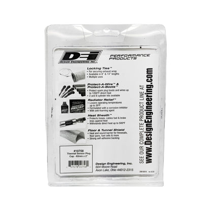 Sensor Plug Thermal Cap, 62 mm I.D. x 2 in., 63.2 O.D. by Design Engineering