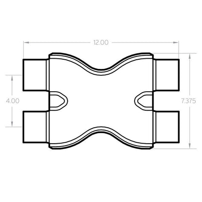 Magnaflow Exhaust X-Pipe - 2.50in. by MagnaFlow Exhaust Products