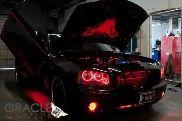 ORACLE Lighting 2005-2010 Dodge Charger LED Headlight Halo Kit by ORACLE Lighting