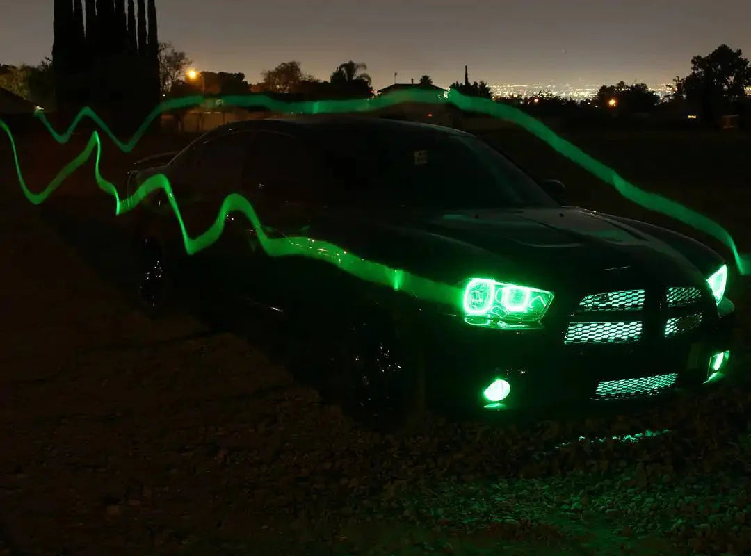 ORACLE Lighting 2011-2014 Dodge Charger LED Headlight Halo Kit by ORACLE Lighting