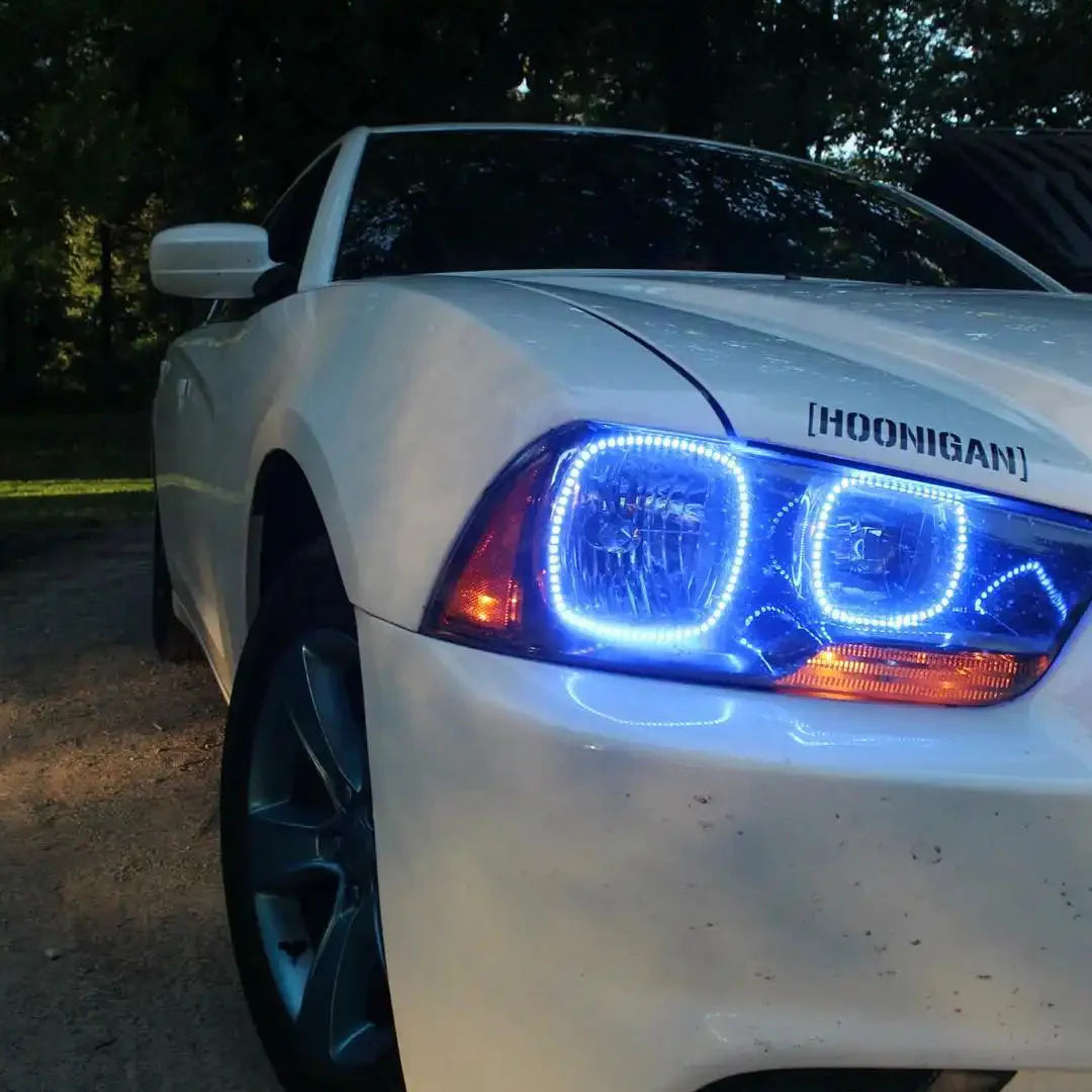 ORACLE Lighting 2011-2014 Dodge Charger LED Headlight Halo Kit by ORACLE Lighting