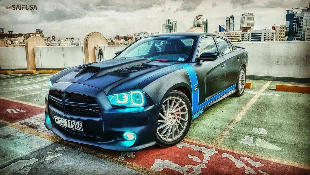 ORACLE Lighting 2011-2014 Dodge Charger LED Headlight Halo Kit by ORACLE Lighting