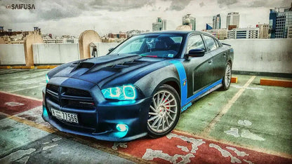ORACLE Lighting 2011-2014 Dodge Charger LED Headlight Halo Kit by ORACLE Lighting