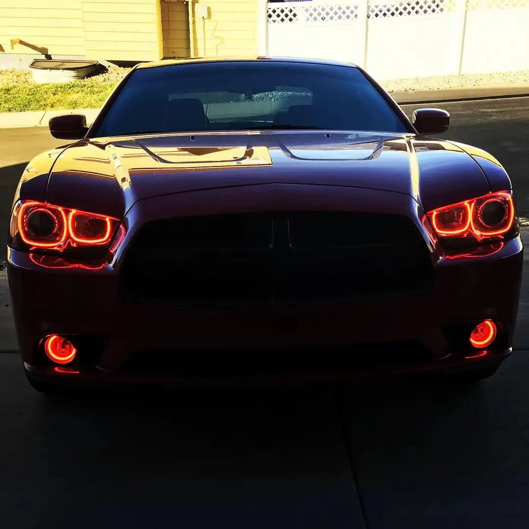 ORACLE Lighting 2011-2014 Dodge Charger LED Headlight Halo Kit by ORACLE Lighting