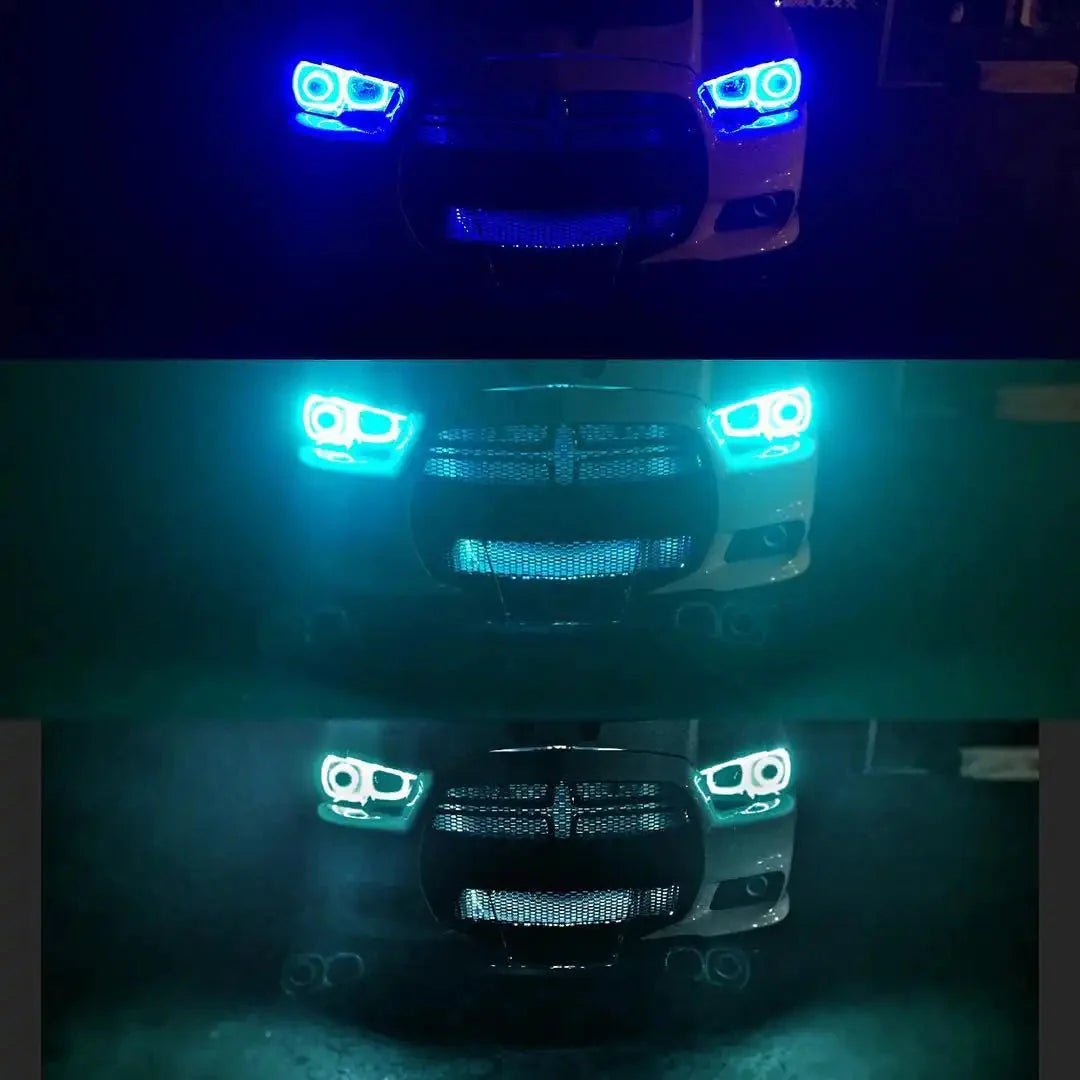 ORACLE Lighting 2011-2014 Dodge Charger LED Headlight Halo Kit by ORACLE Lighting