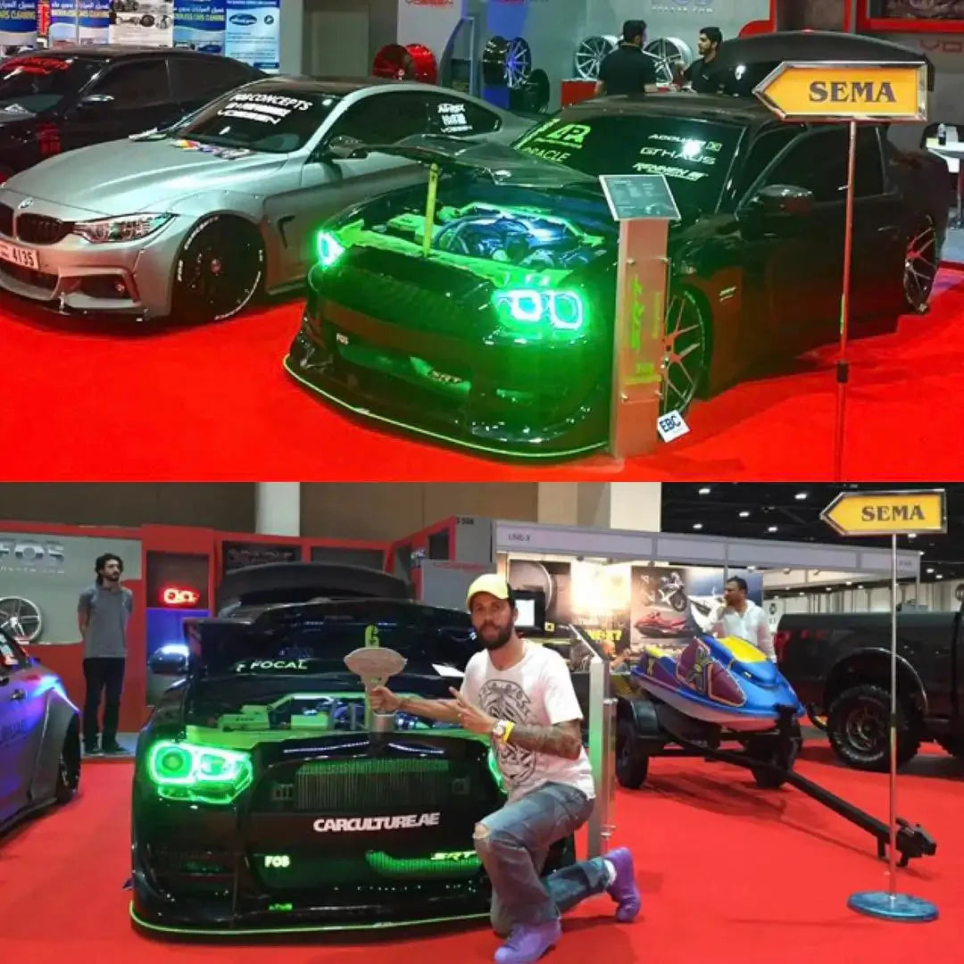 ORACLE Lighting 2011-2014 Dodge Charger LED Headlight Halo Kit by ORACLE Lighting