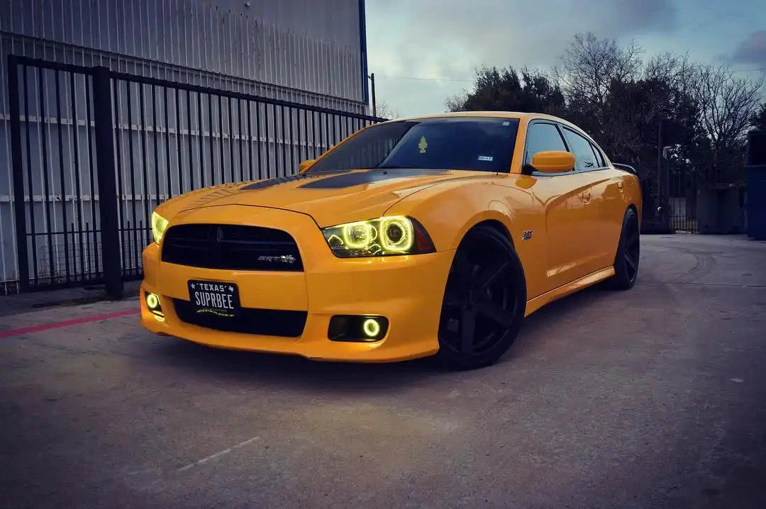 ORACLE Lighting 2011-2014 Dodge Charger LED Headlight Halo Kit by ORACLE Lighting