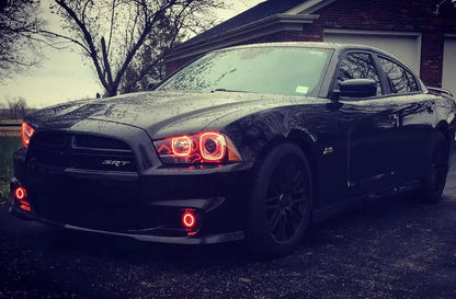 ORACLE Lighting 2011-2014 Dodge Charger LED Headlight Halo Kit by ORACLE Lighting