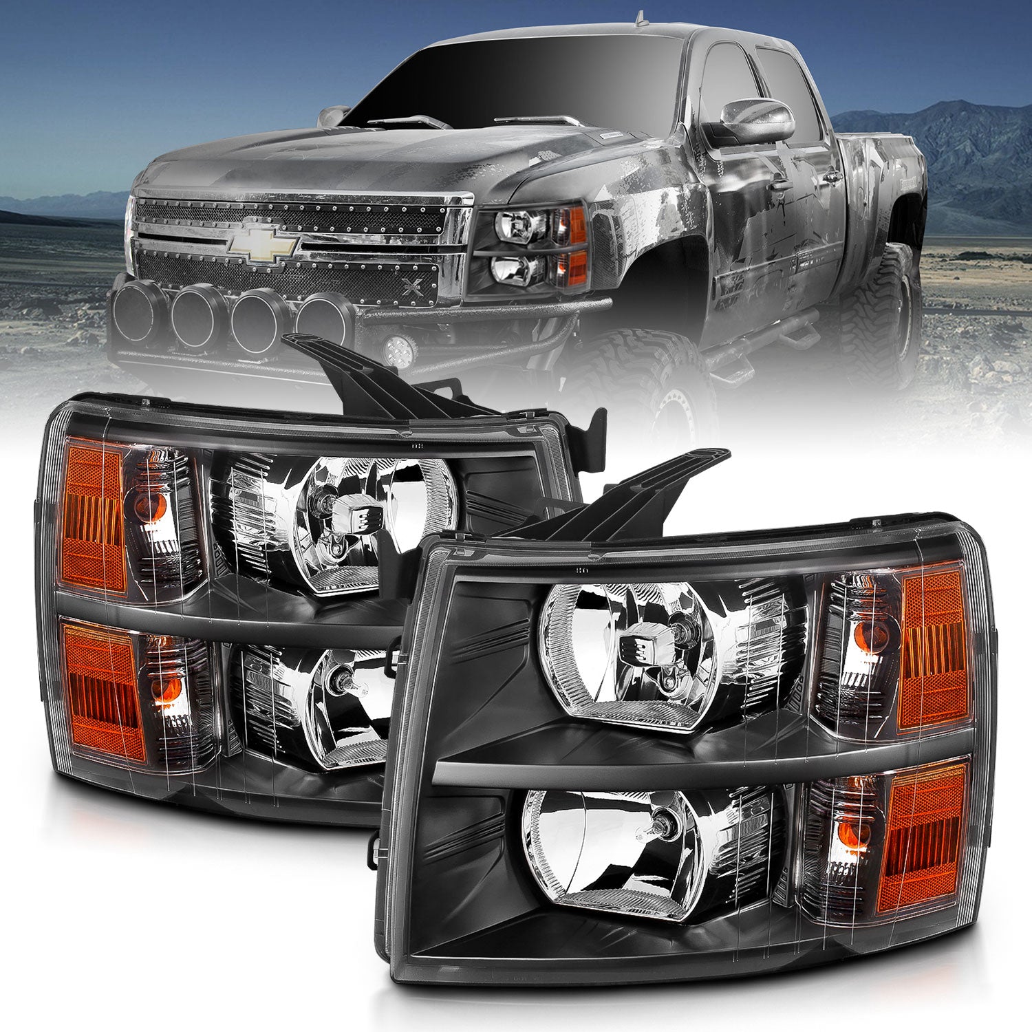 ANZO USA Crystal Headlights by ANZO USA