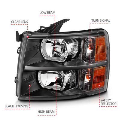ANZO USA Crystal Headlights by ANZO USA